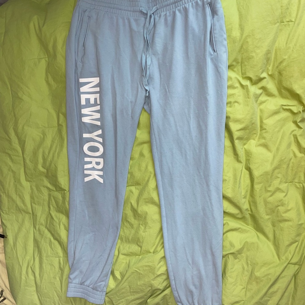 flirtitude active | light blue joggers